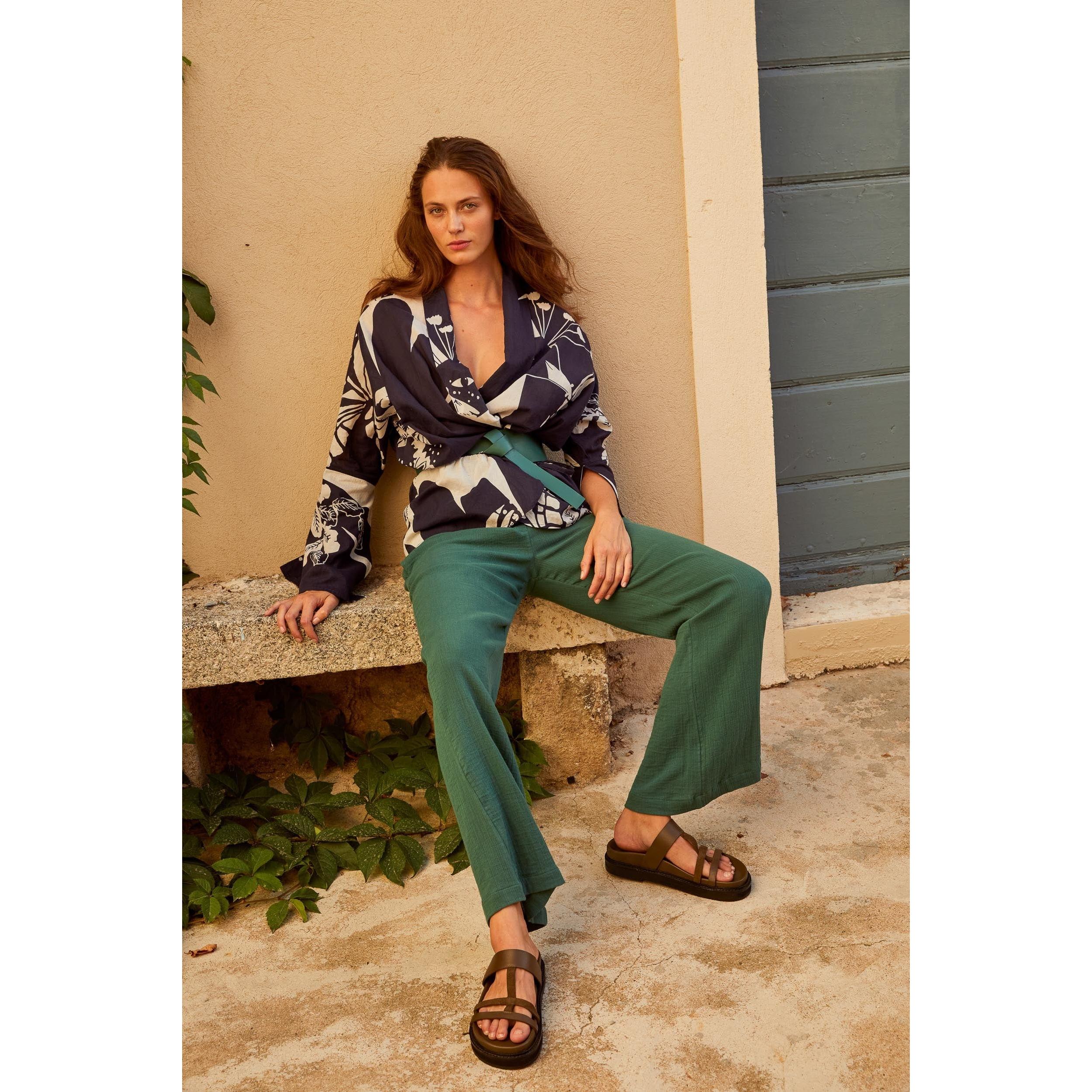 Pantalon Angela - Aspen Green