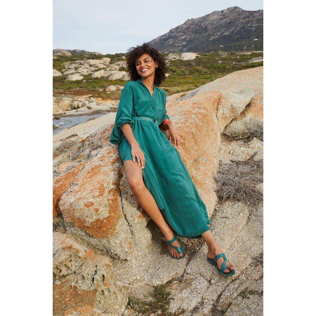 Robe Seraphine Soie - Mordore