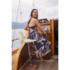 Robe Clemence Imprime Palladio - Bleu