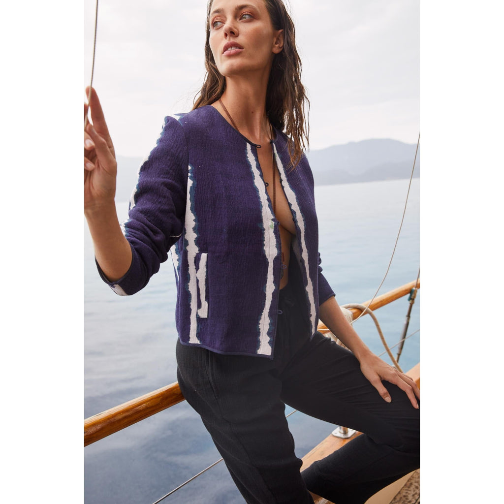 Veste Charlotte Tie And Dye - White