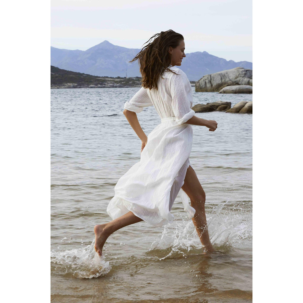 Robe Emmanuelle Tissee - White
