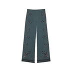 Pantalon Erika Imprime Arabesque - Ardoise