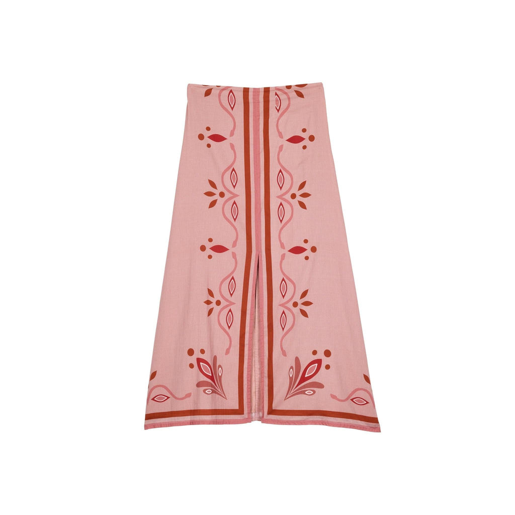 Jupe Pao Imprime Arabesque - Ardoise