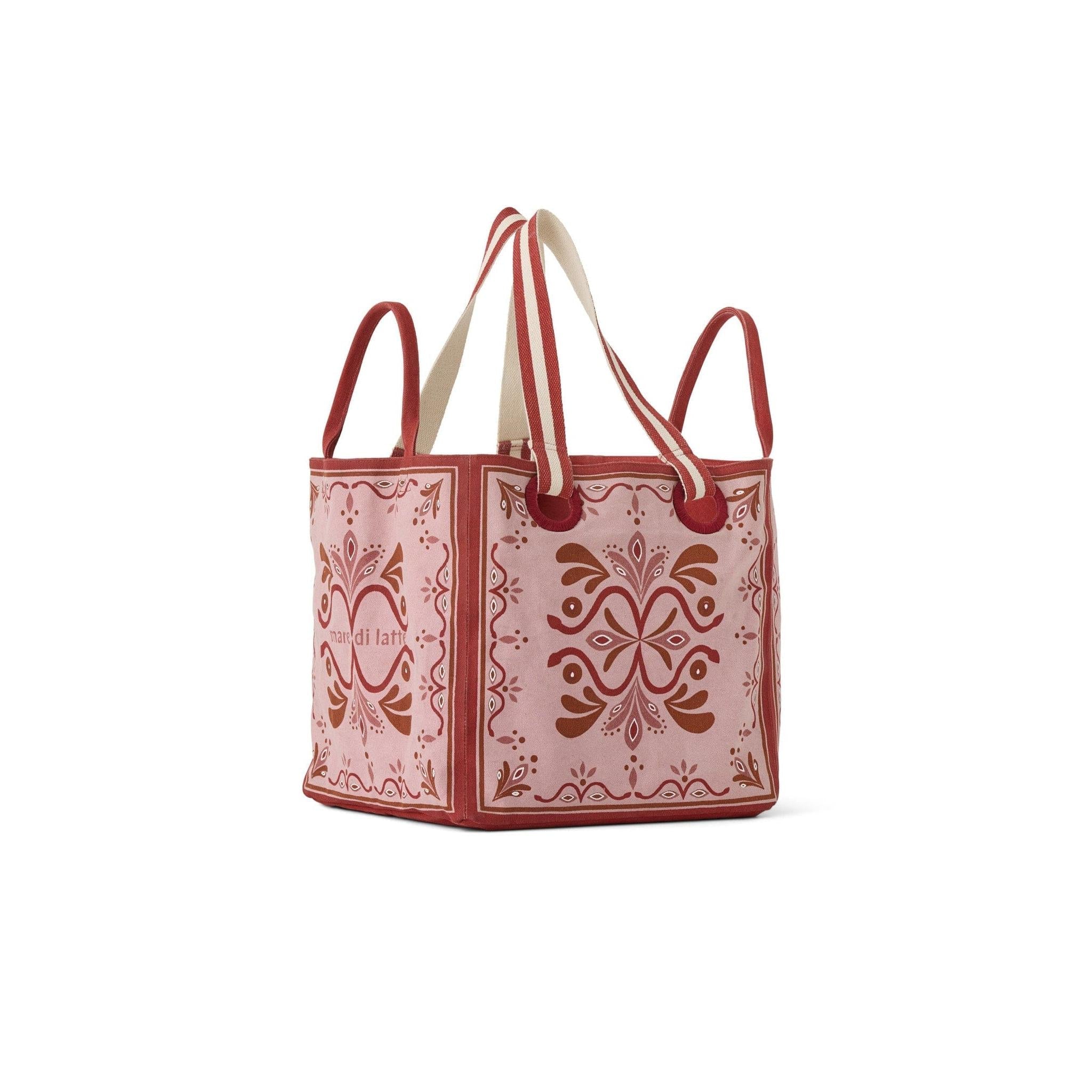 Sac Cube Imprime Baroque - Pink