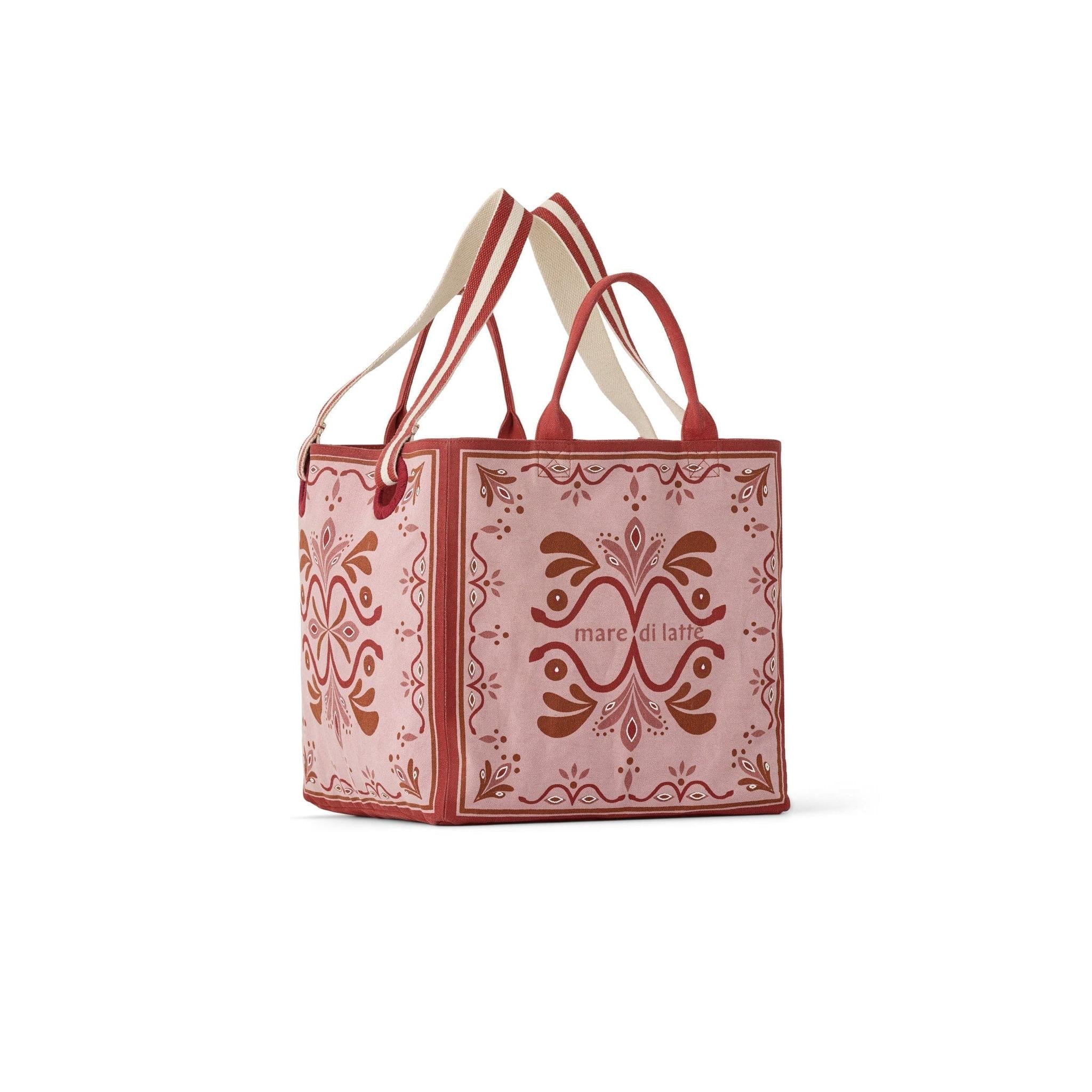 Sac Cube Imprime Baroque - Pink