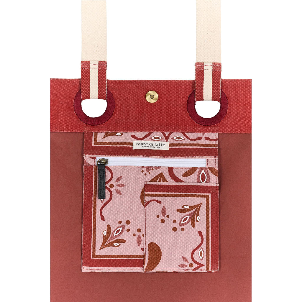 Sac Cube Imprime Baroque - Pink