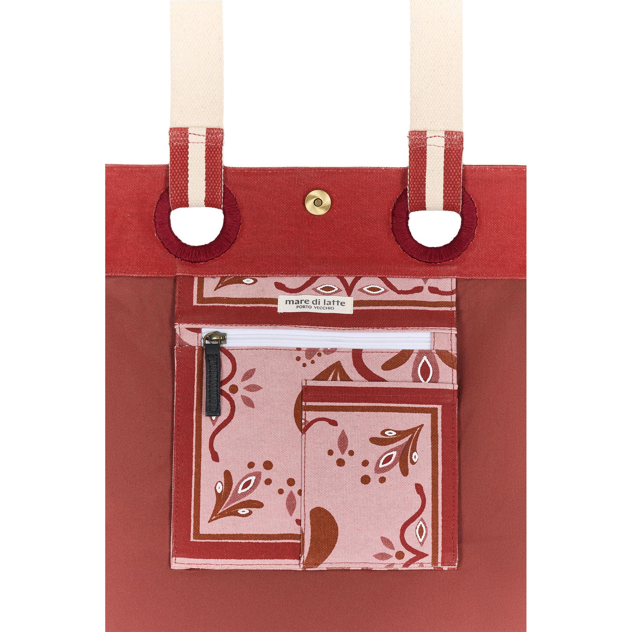 Sac Cube Imprime Baroque - Pink