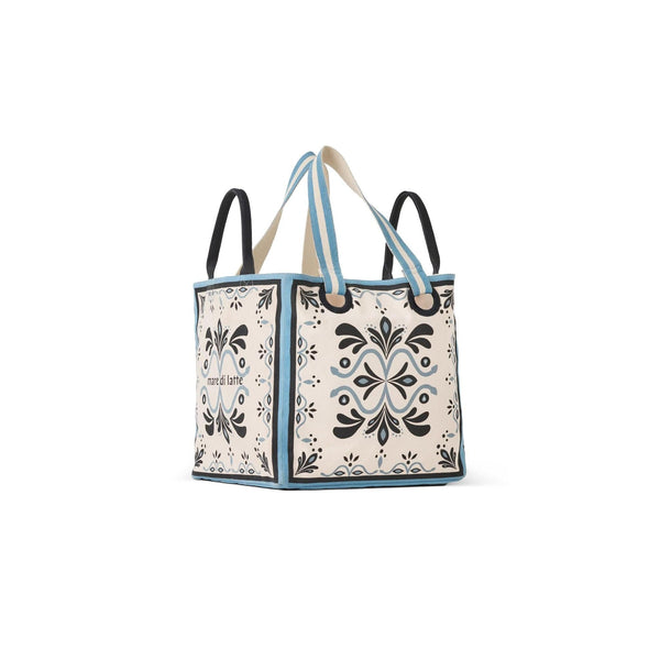 Sac Cube Imprime Baroque - White