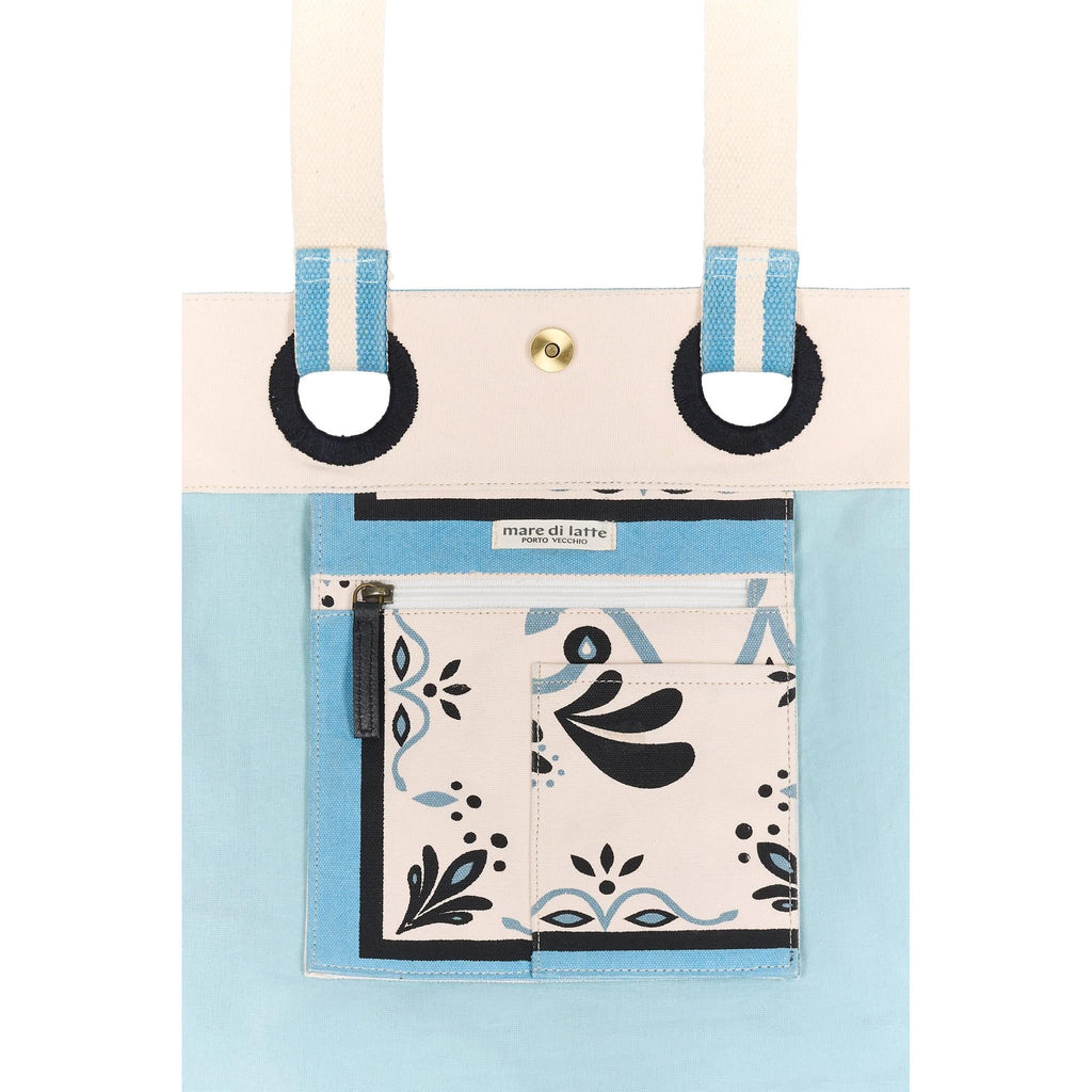 Sac Cube Imprime Baroque - White