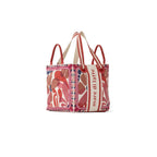 Sac Cube Imprime Riviera - Red