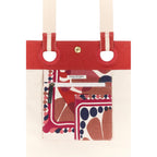 Sac Cube Imprime Riviera - Red