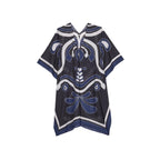 Poncho Pauline Imprime Baroque - Black