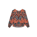 Blouse Rosie Imprime Baroque - Red
