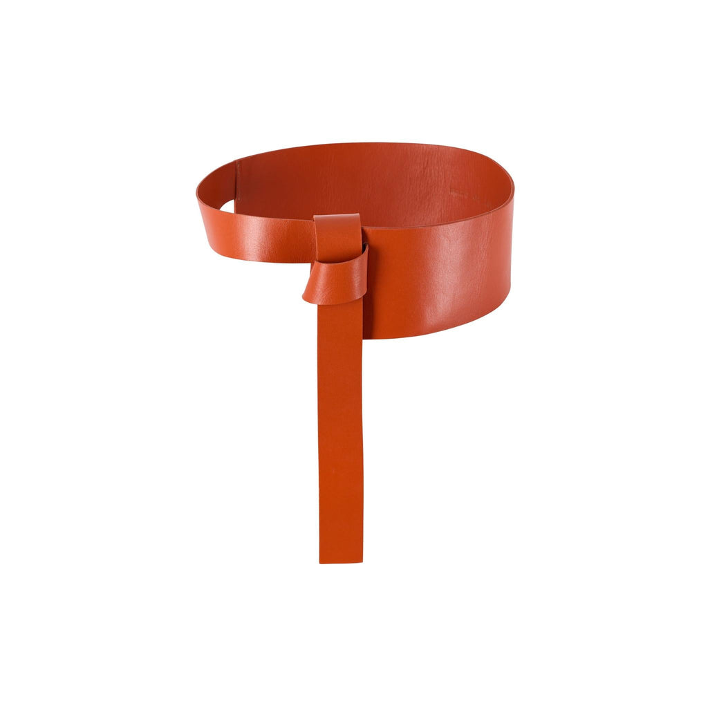Ceinture En Cuir Paulette - Apricot