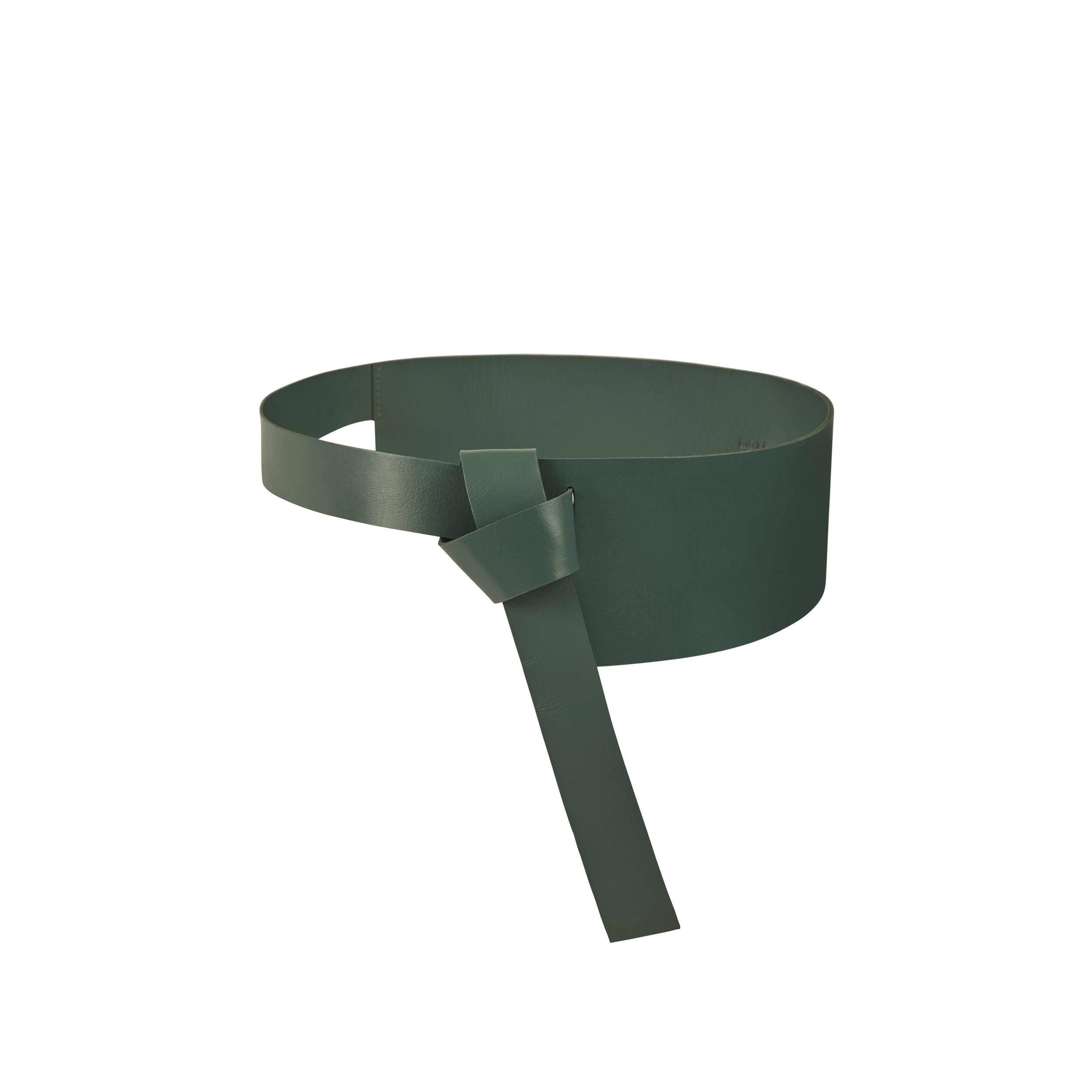 Ceinture En Cuir Paulette - Aspen Green
