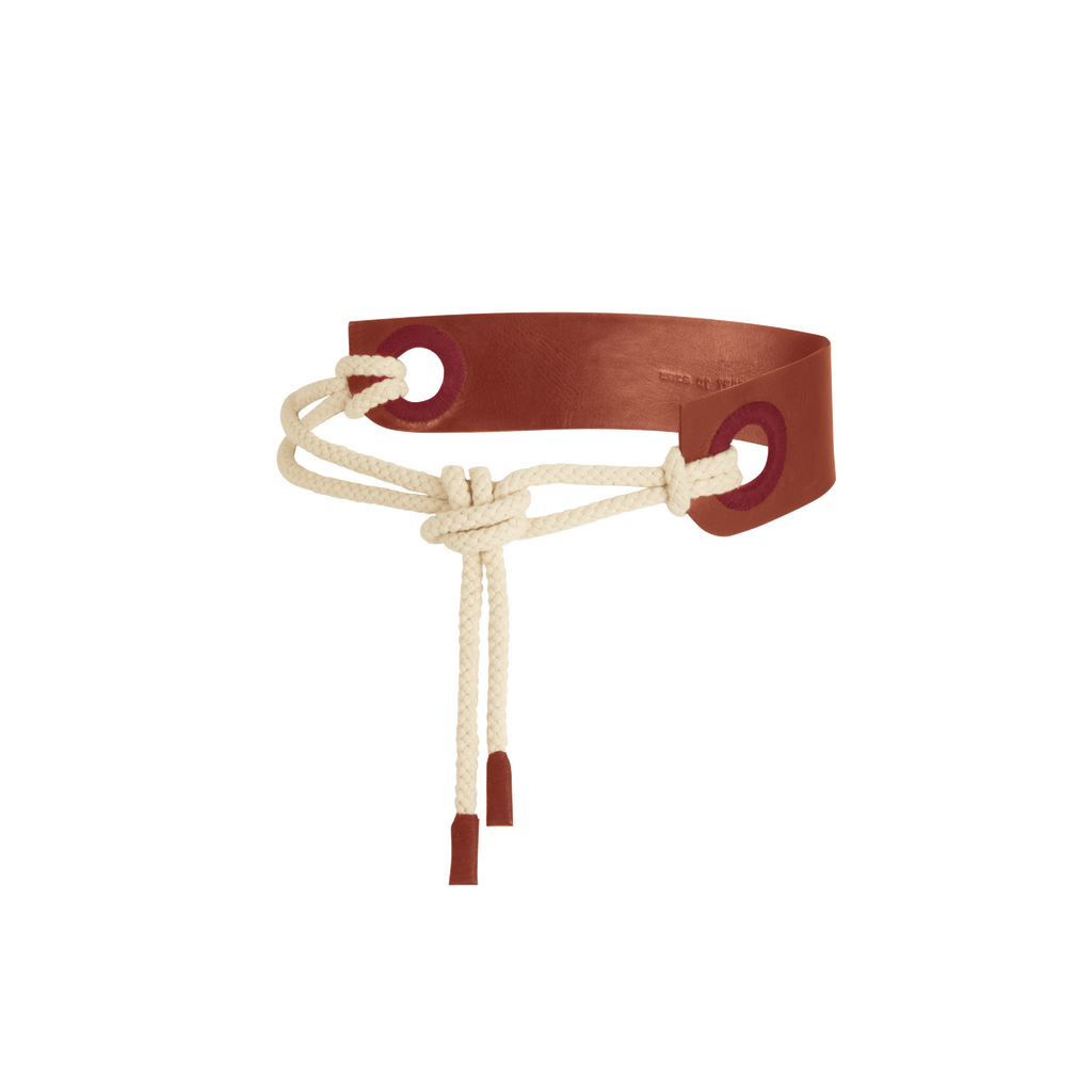 Ceinture En Cuir Penelope - Auburn
