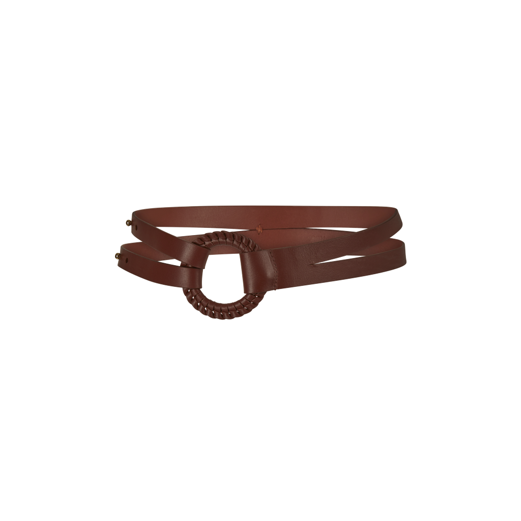 Ceinture En Cuir Philipine - Terracotta