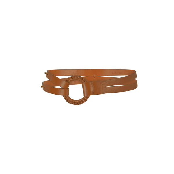 Ceinture En Cuir Philipine - Camel