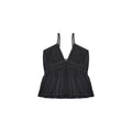 Top Loulou Ajoure - Black