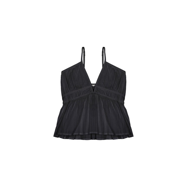 Top Loulou Ajoure - Black