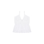 Top Loulou Ajoure - White