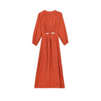 Robe Ombeline Ajouree - Mineral Blue