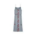Robe Fiona Imprime Orchids - Blue