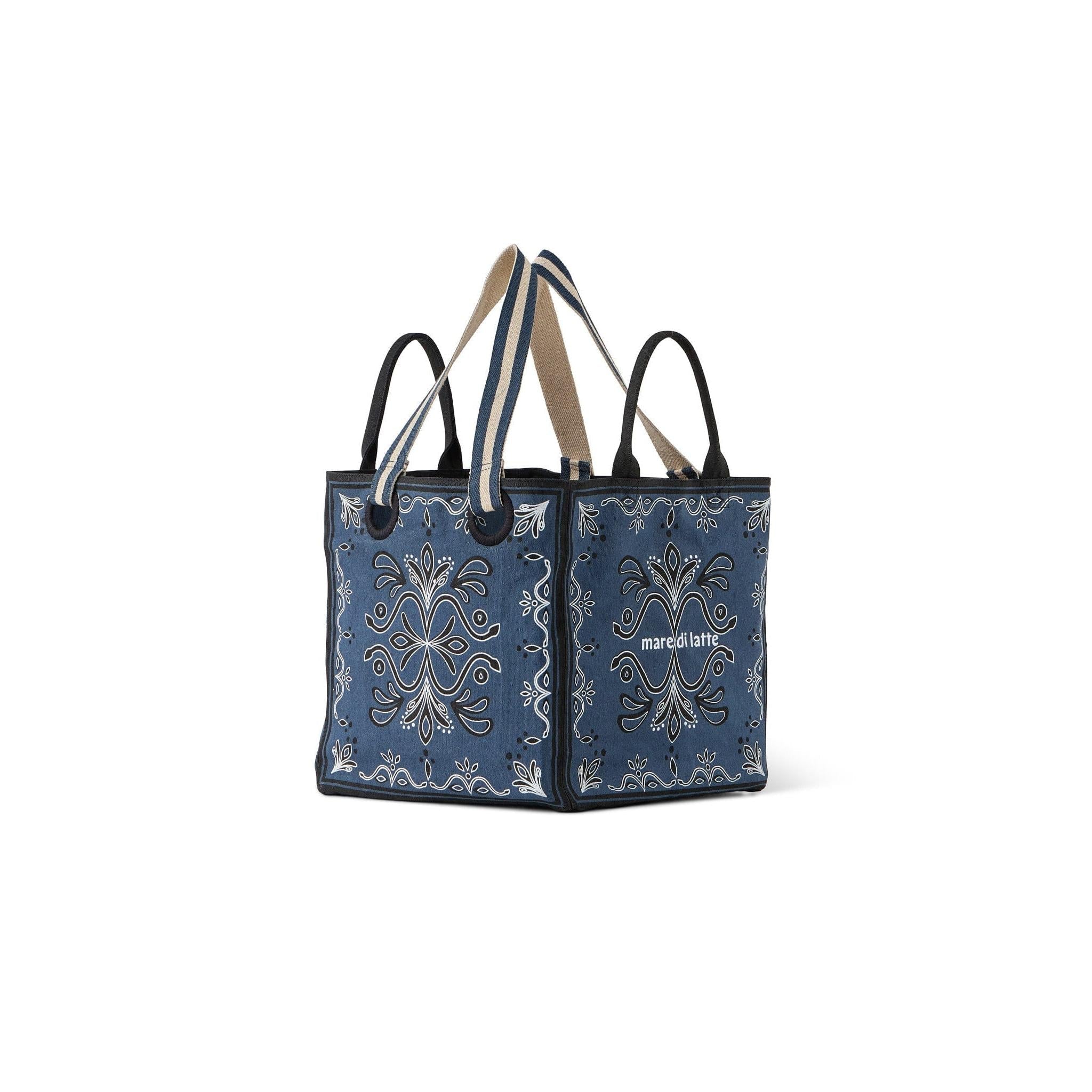 Sac Cube Imprime Baroque - Black