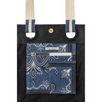 Sac Cube Imprime Baroque - Black