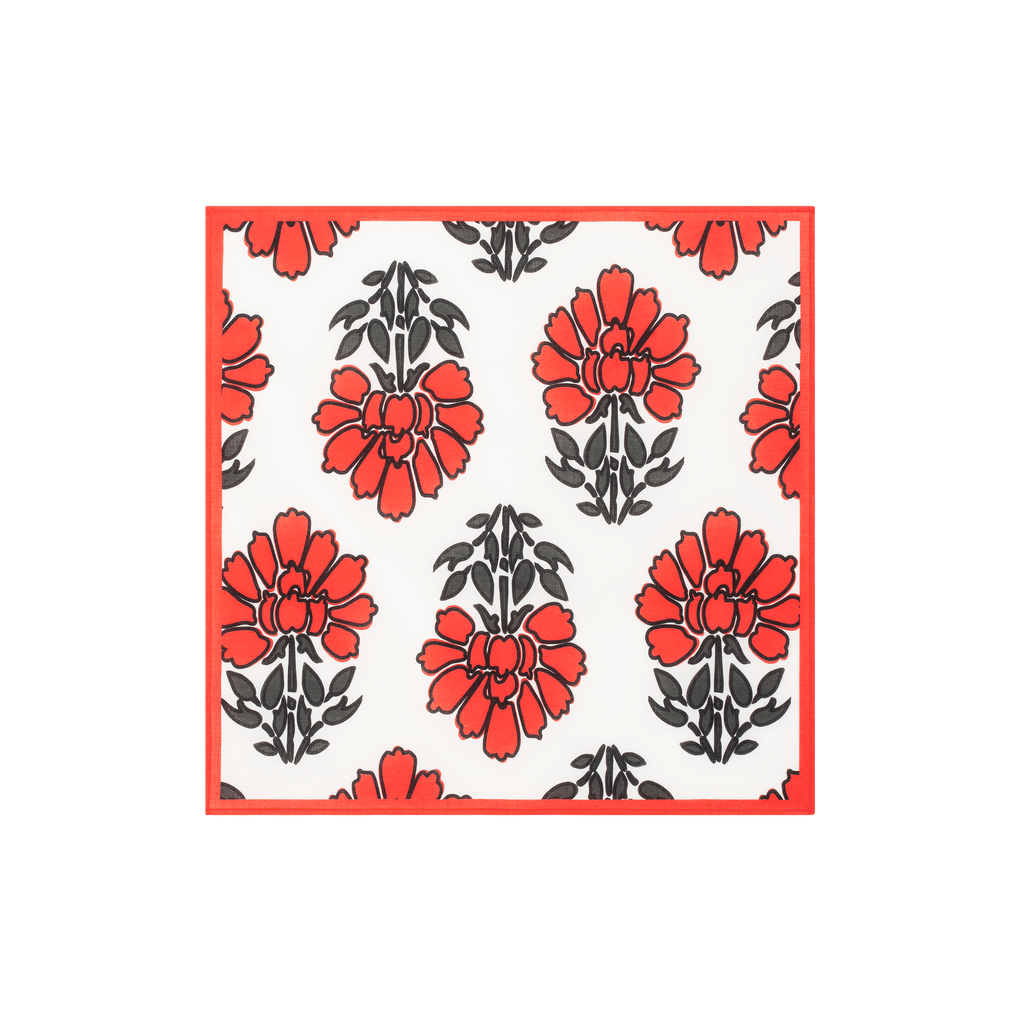 Bandana Imprime Indian Flowers - Redclay