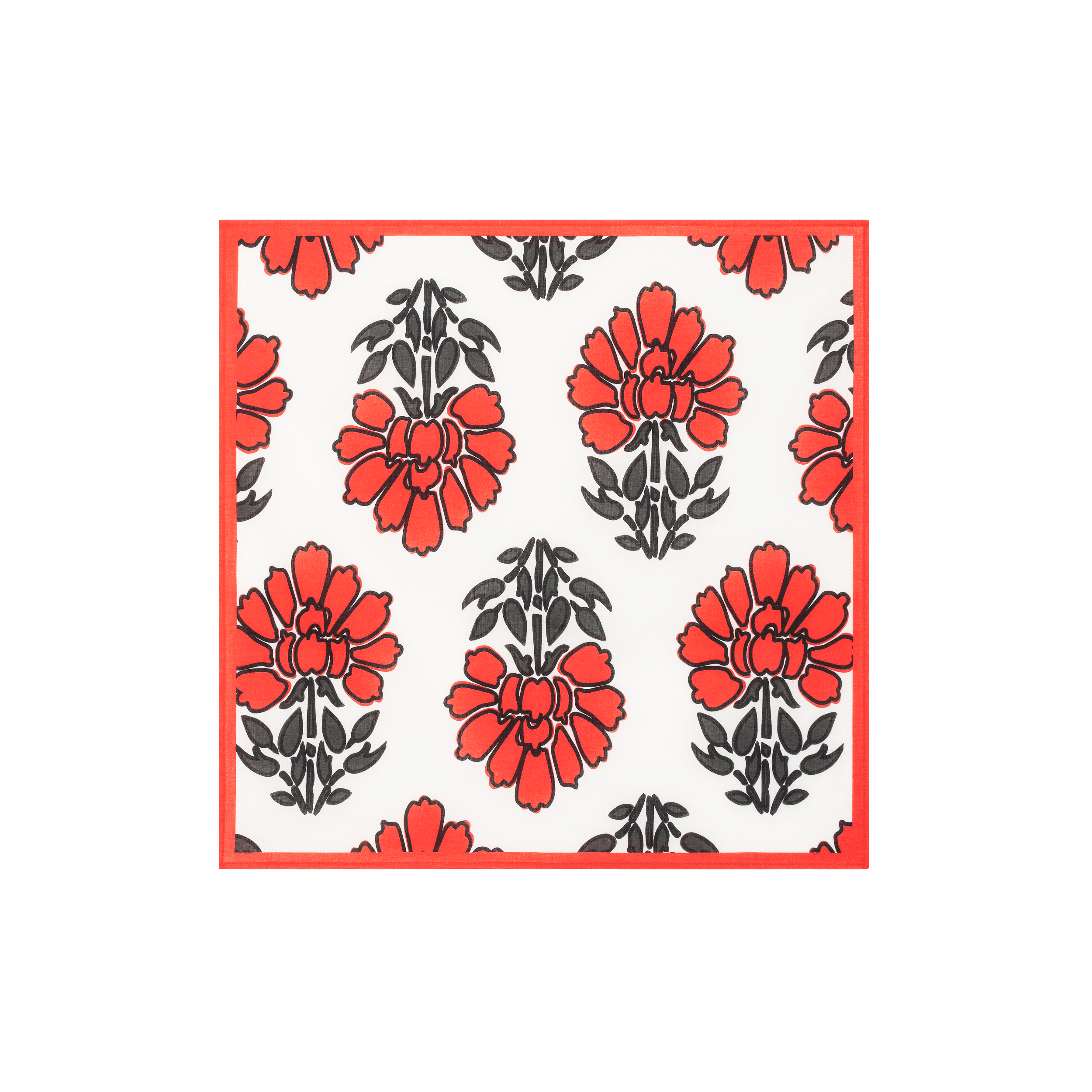 Bandana Imprime Indian Flowers - Redclay