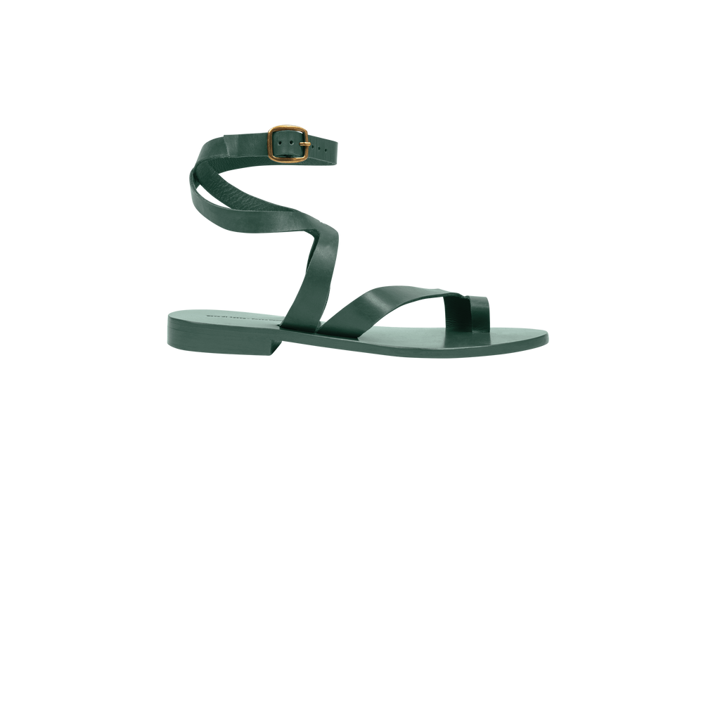 Sandales En Cuir Irene - Aspen Green
