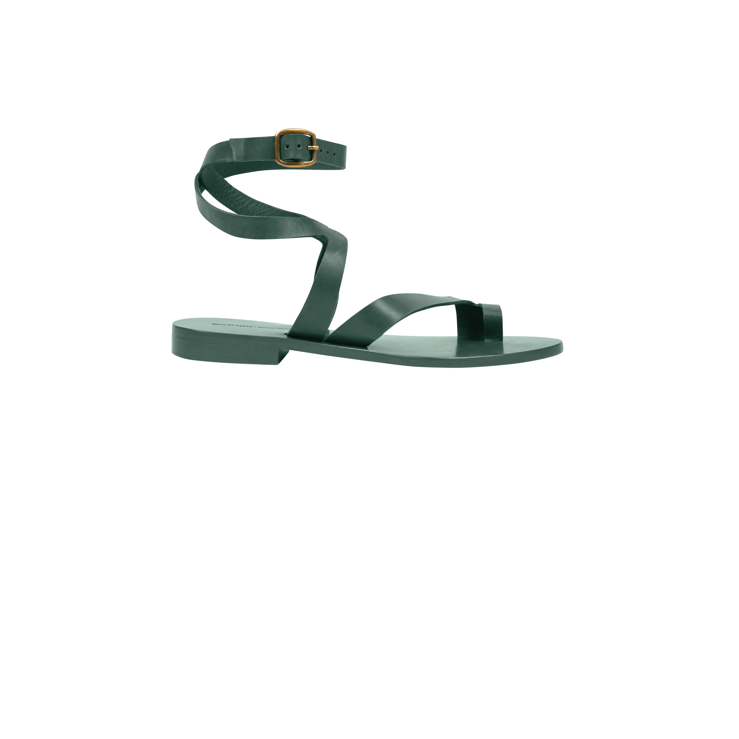 Sandales En Cuir Irene - Aspen Green
