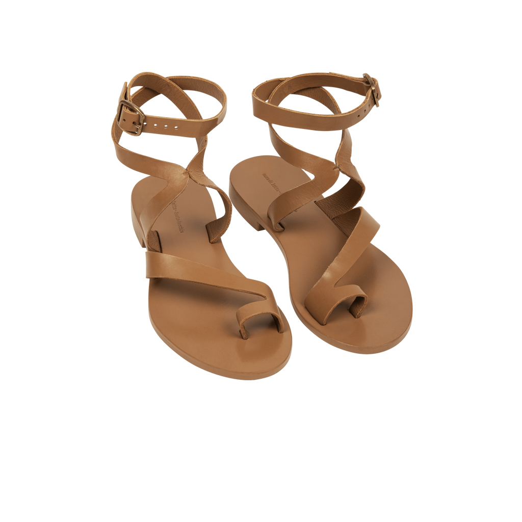 Sandales En Cuir Irene - Nude