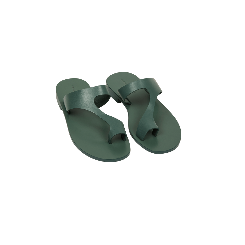 Sandales En Cuir Itak - Aspen Green