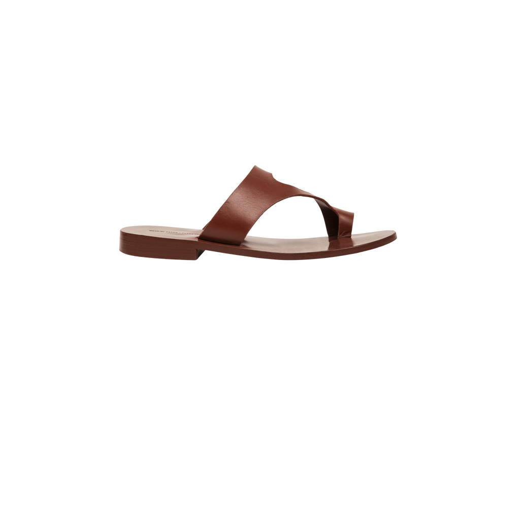 Sandales En Cuir Itak - Terracotta