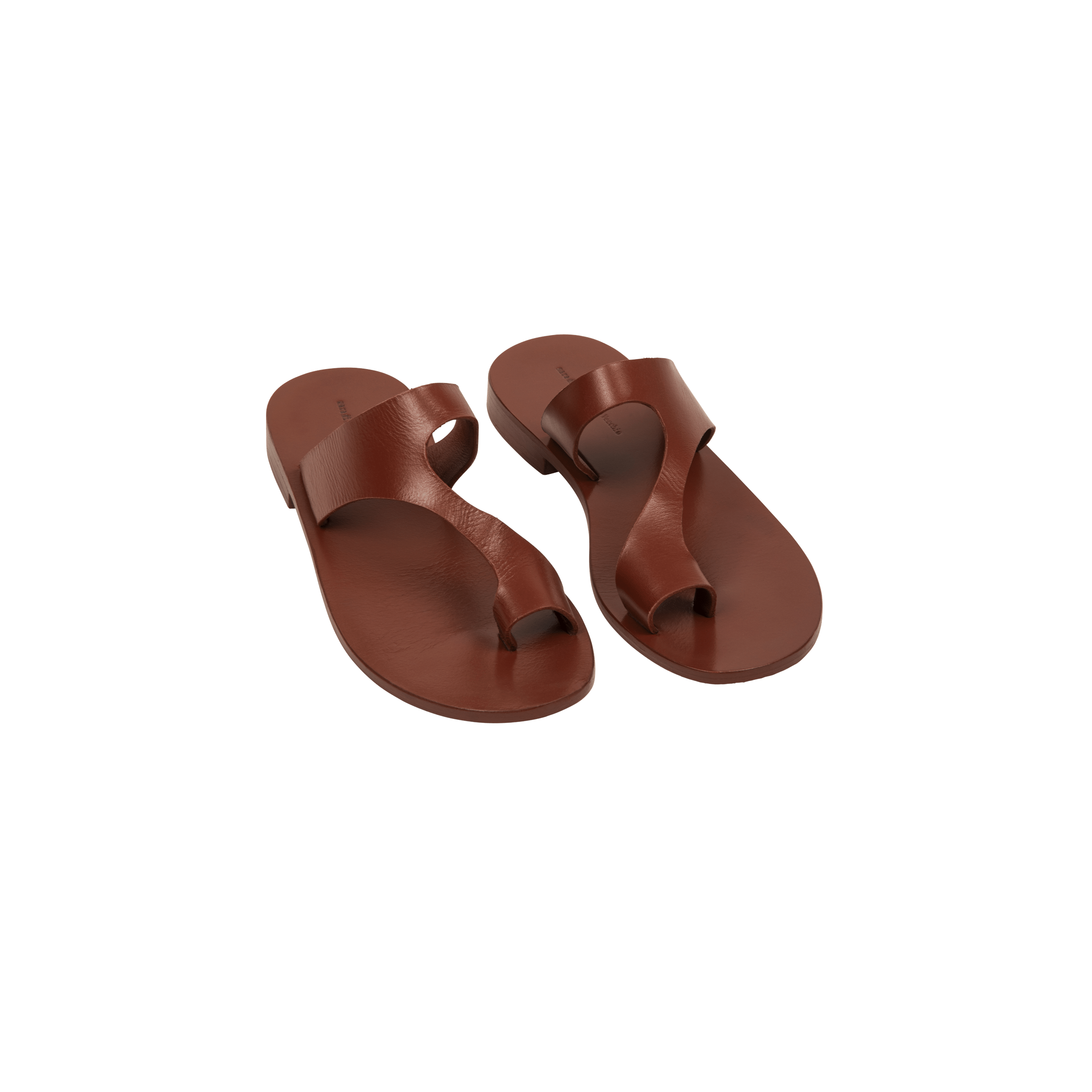 Sandales En Cuir Itak - Terracotta