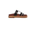 Sandales En Cuir Ivar - Black Terracotta