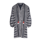 Robe Courte Charlie Imprime Kota - Black