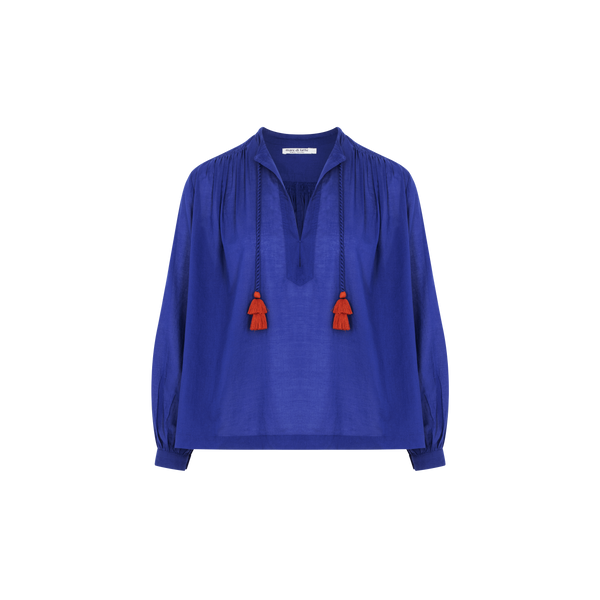 Blouse Venaco - Purple Blue
