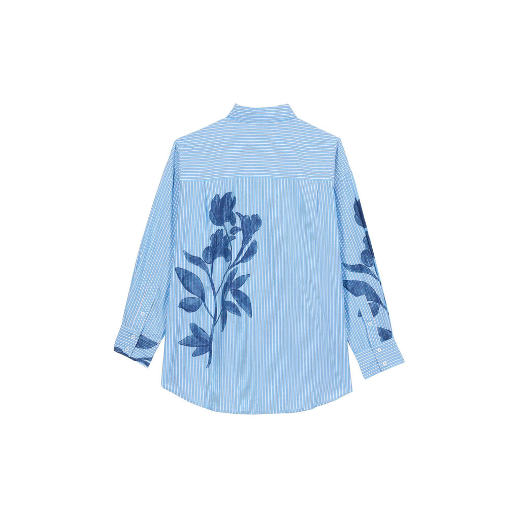 Chemise Fiorina Imprime Orchids - Blue