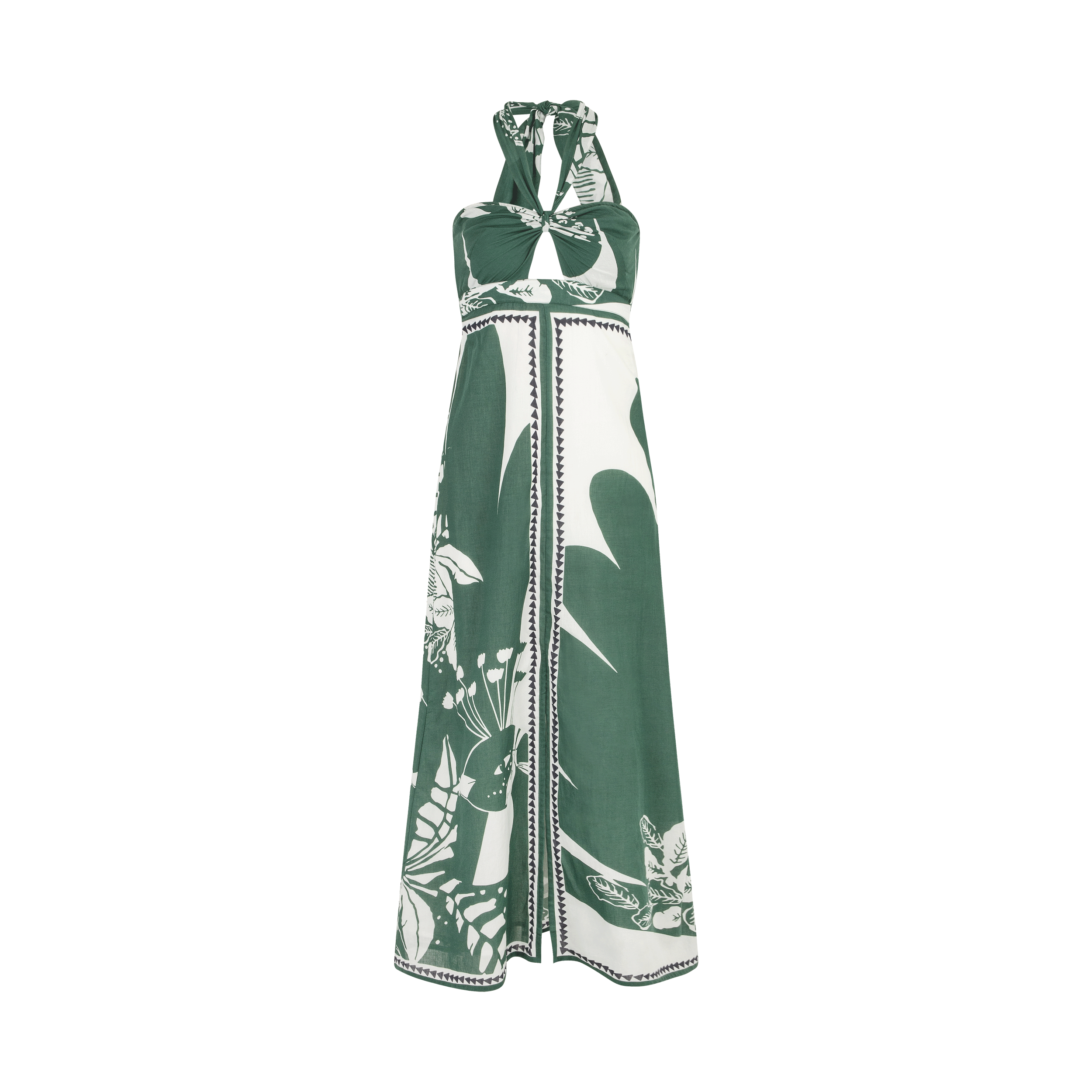 Robe Clemence Imprime Palladio - Aspen Green
