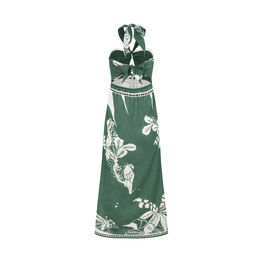 Robe Clemence Imprime Palladio - Aspen Green