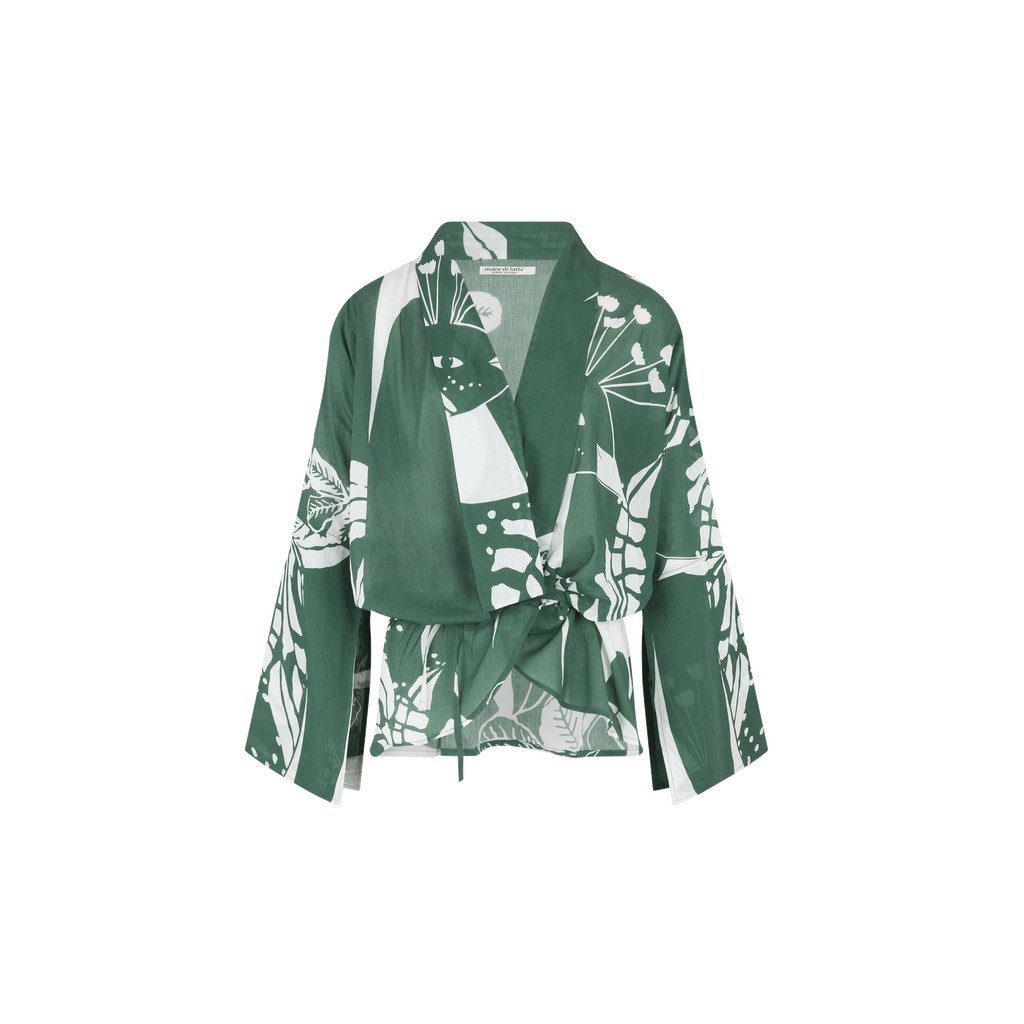 Blouse Anae Imprime Palladio - Aspen Green