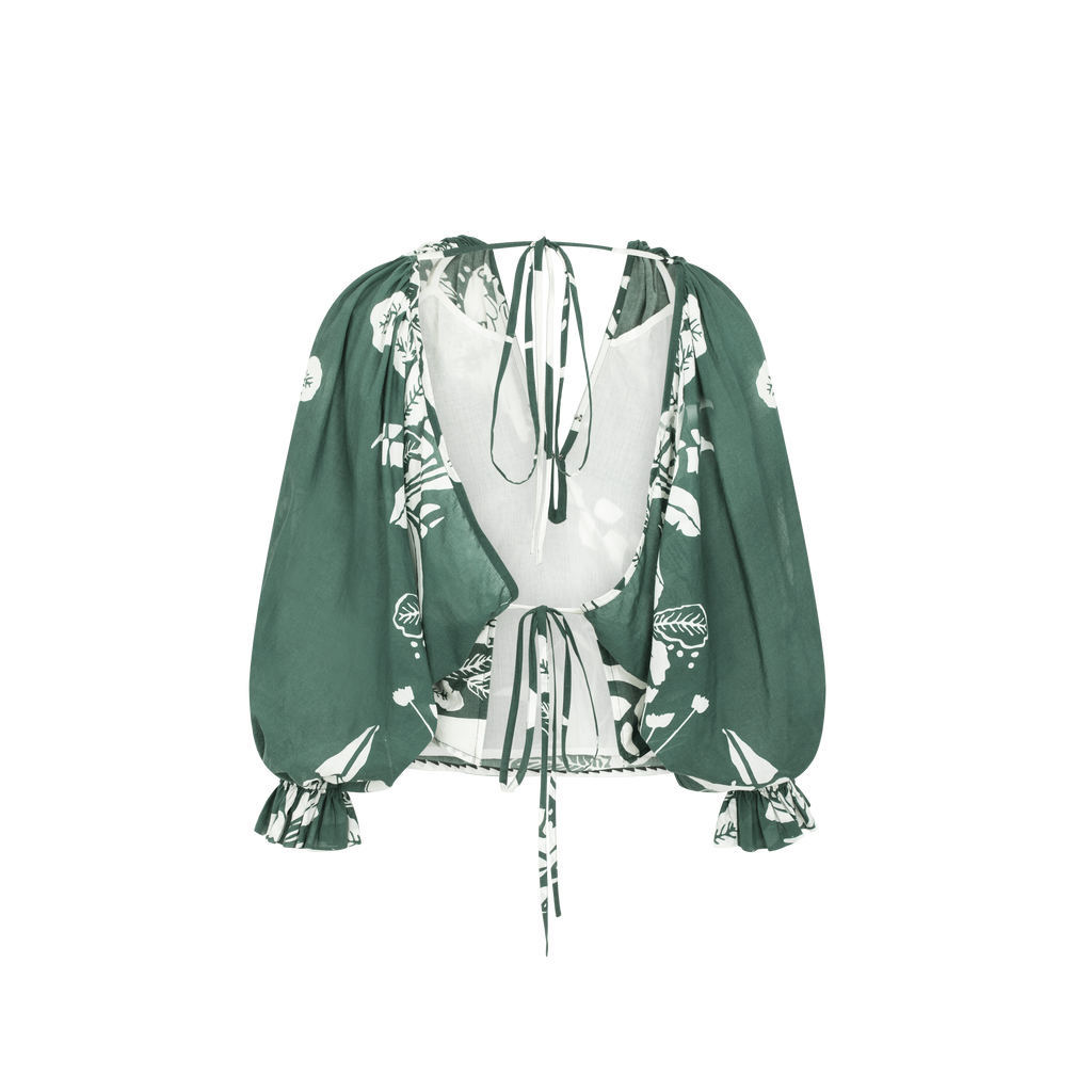 Top Divya Dos Nu Imprime Palladio - Aspen Green