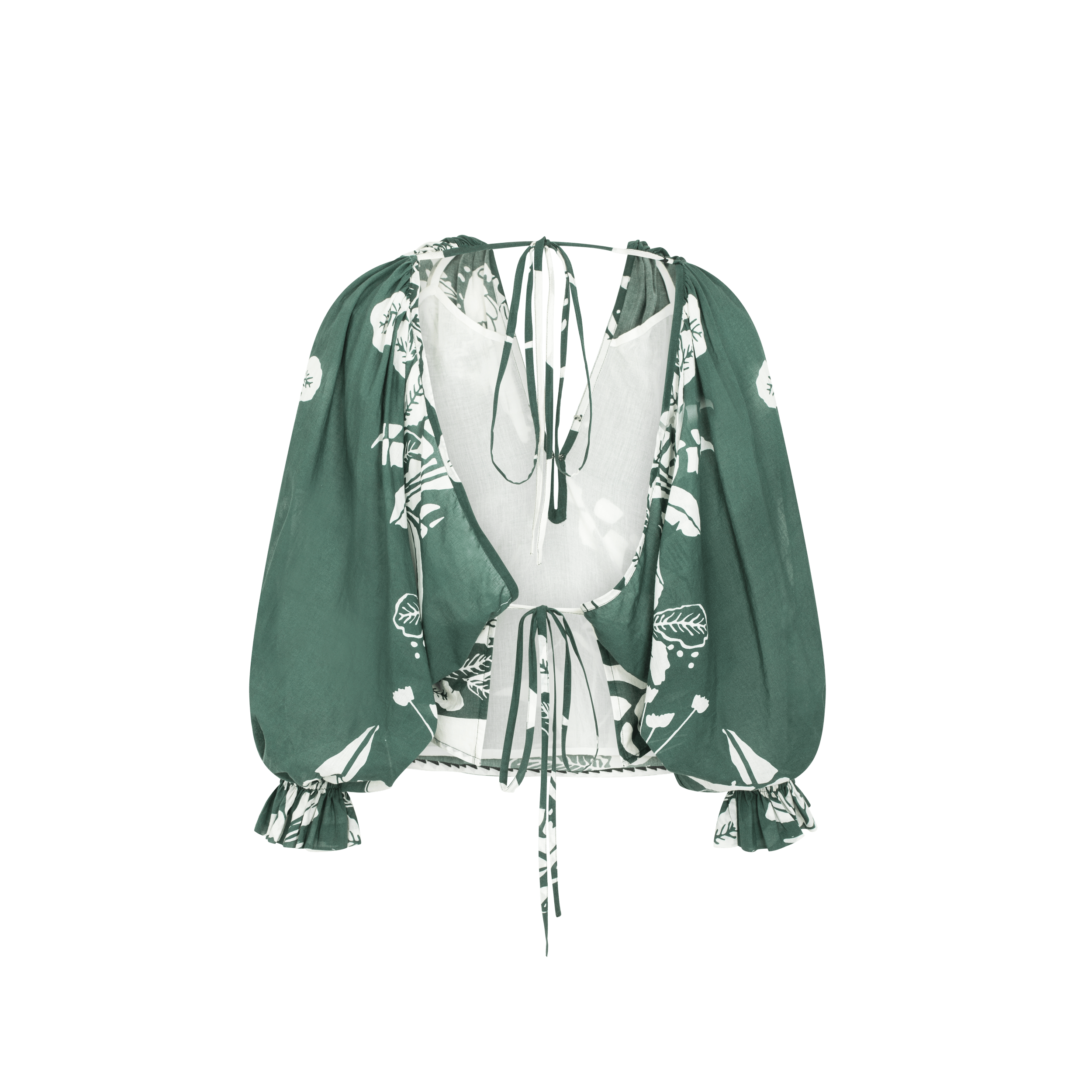 Top Divya Dos Nu Imprime Palladio - Aspen Green
