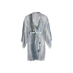 Kimono Mi-Long Rachel Etamine De Laine Tie And Dye - Nuage Combo