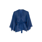Kimono Renata Etamine De Laine - China Blue