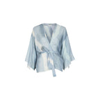 Kimono Renata Tie And Dye Etamine De Laine - Nuage