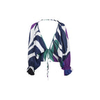 Top Divya Dos Nu Imprime Riviera - Violet